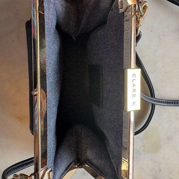 Clare V Black leather Le Box bag - Picture 4 of 9
